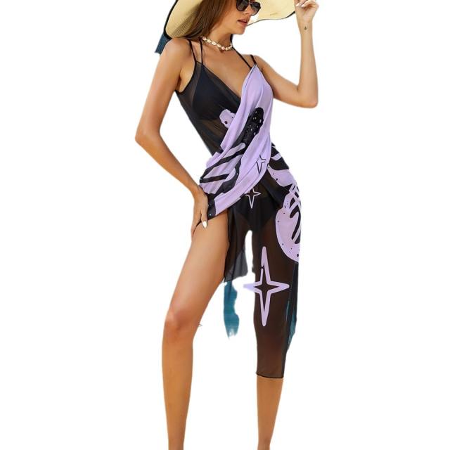Unique butterfly shape beach cover up swimsuit cover