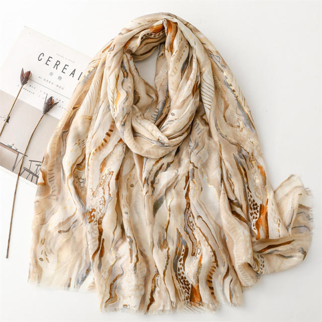 Spring summer new design unique line fashion scarf