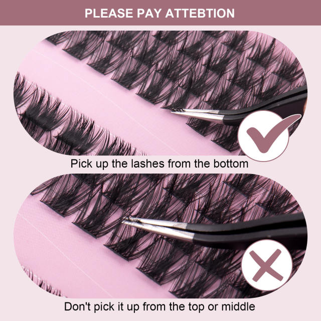 DIY eyelashes Segmented single-cluster grafted false eyelashes