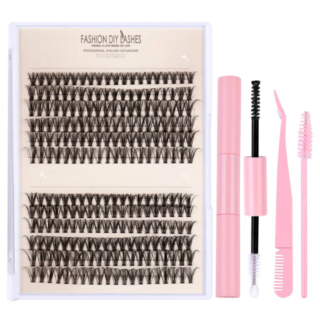 Hot sale diy eyelashes Segmented single-cluster grafted false eyelashes