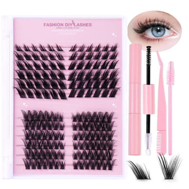 DIY eyelashes Segmented single-cluster grafted false eyelashes