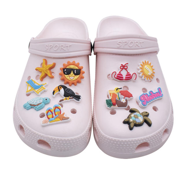 Summer party beach holiday shoes accessory PVC material