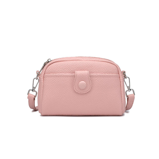 Korean fashion cute shape PU leather women crossbody bag