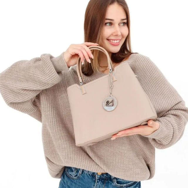 Elegant PU leather women work bag handbag