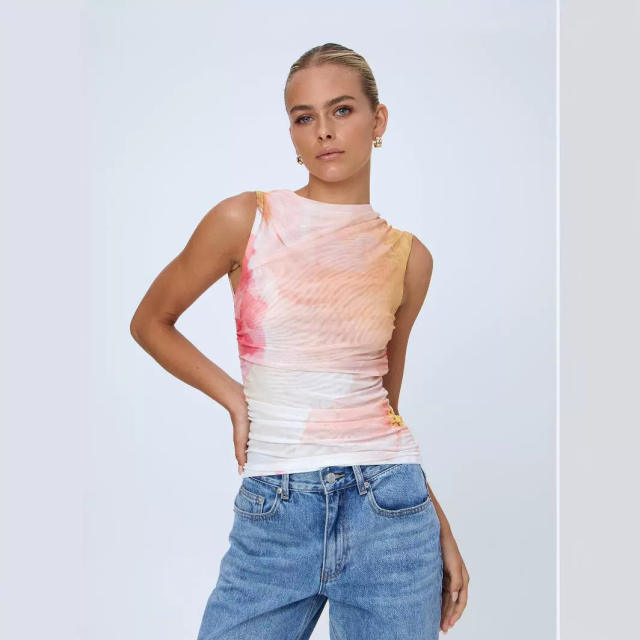 Spring summer new design sexy sleeveless tops for women