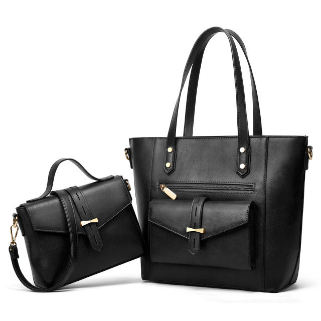 Elegant easy match tote bag crossbody bag set