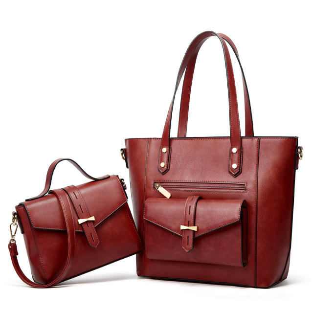 Elegant easy match tote bag crossbody bag set