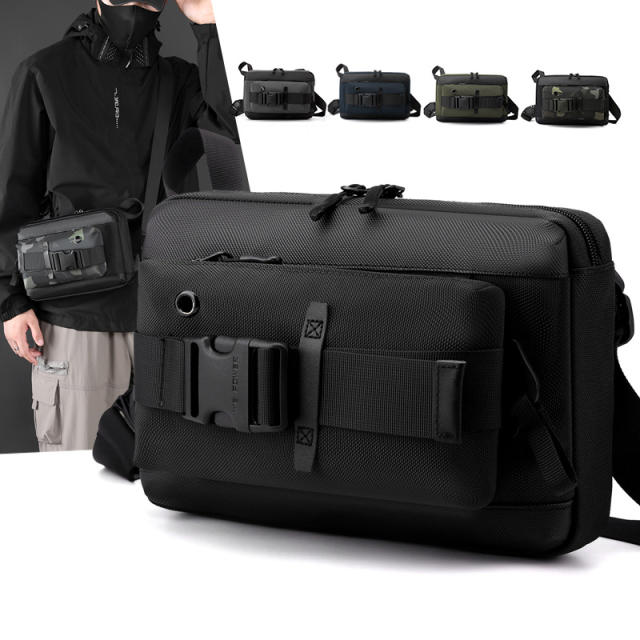 Popular nylon material chest bag for men