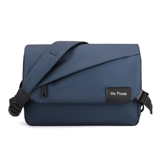 Waterproof nylon material message bag for men