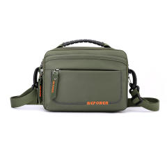 Casual nylon material crossbody bag waist bag for men