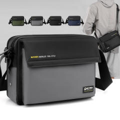 Outdoor nylon material easy match crossbody bag for men