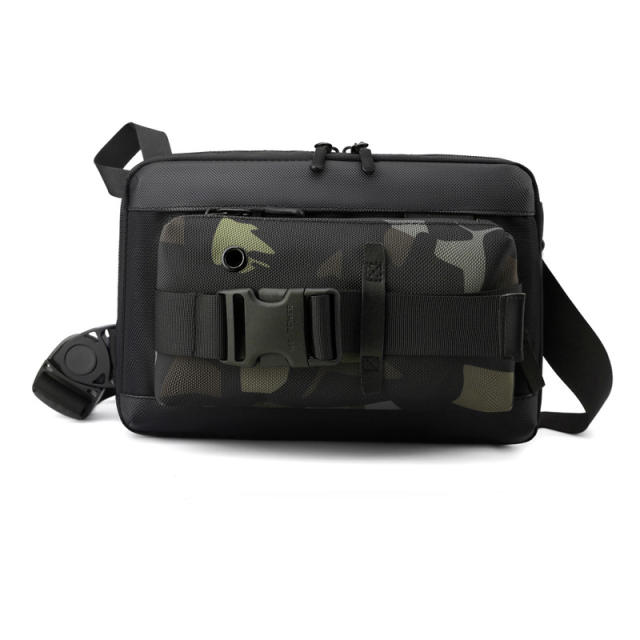 Popular nylon material chest bag for men