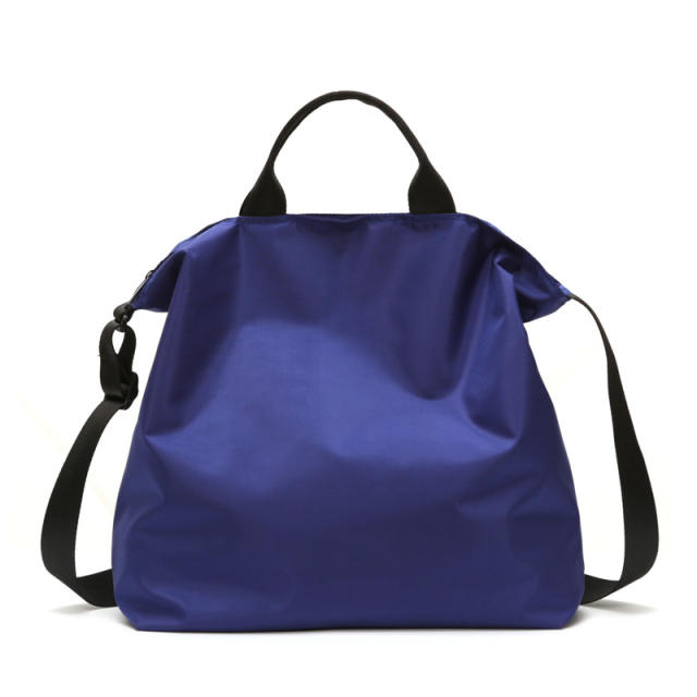 Chic plain color large size sport bag handbag travel bag