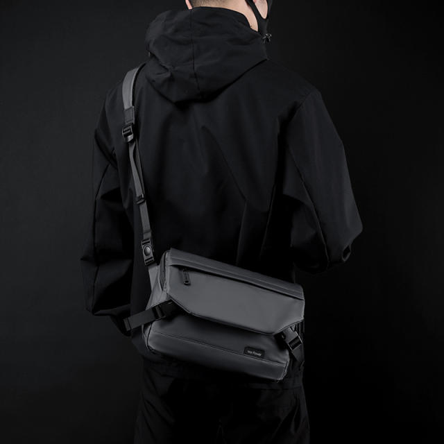 Concise easy match nylon material messager bag crossbody bag for men