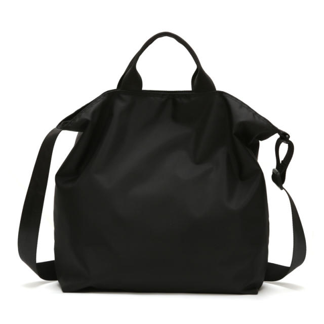 Chic plain color large size sport bag handbag travel bag
