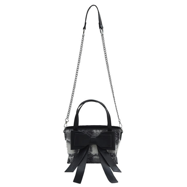 Sweet big bow hot sale handbag crossbody bag