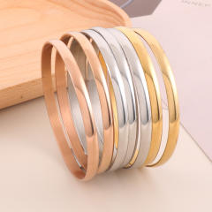 18KG easy match basic stainless steel bangle band