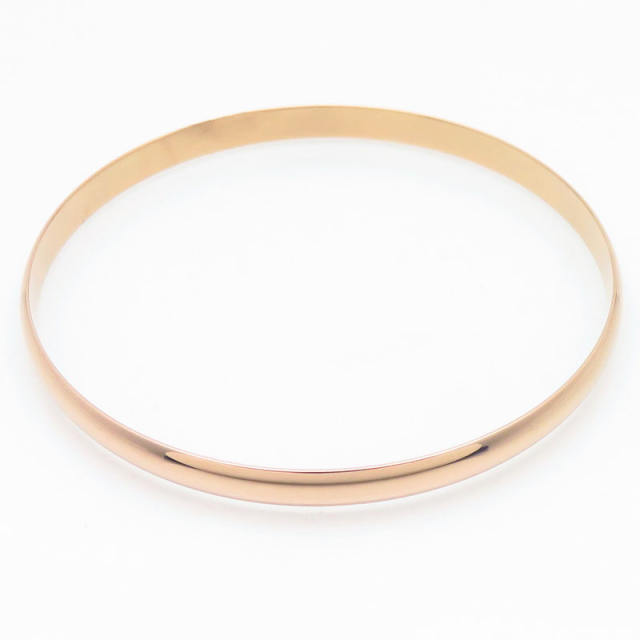 18KG easy match basic stainless steel bangle band