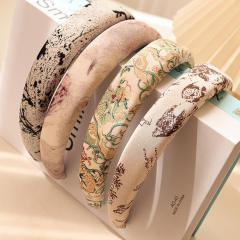 3 size chinese painting style padded headband