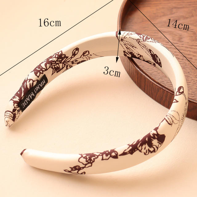 Chinese painting design padded headband