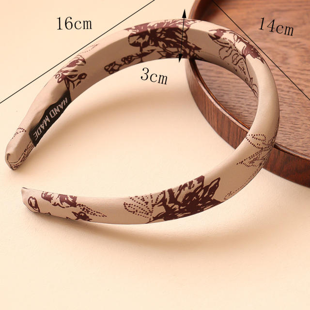 Chinese painting design padded headband