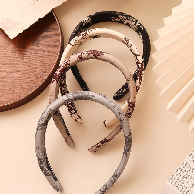 Chinese painting design padded headband