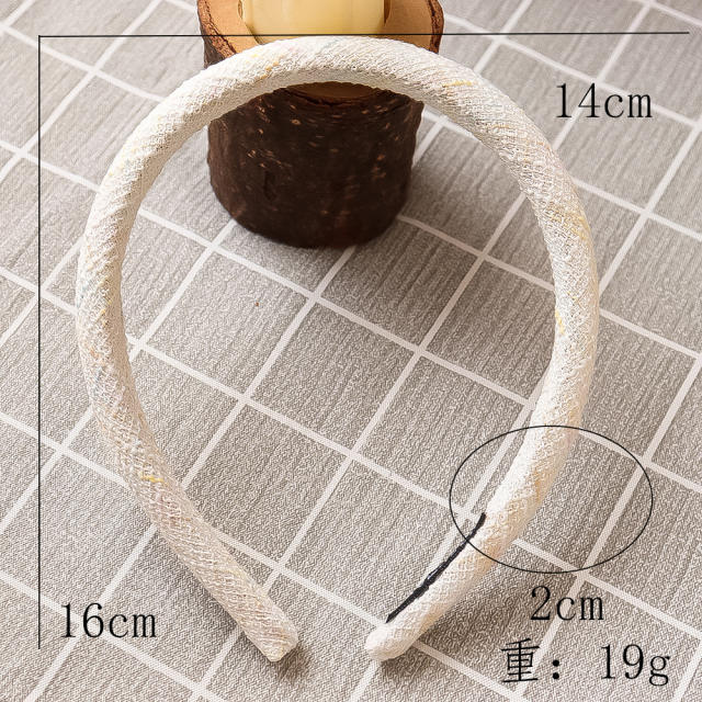 Elegant sweet women padded headband