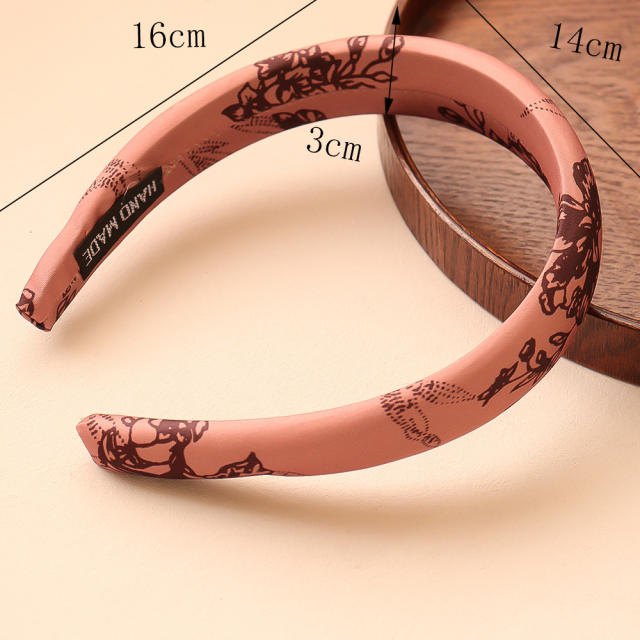 Chinese painting design padded headband