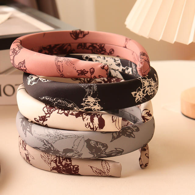 Chinese painting design padded headband