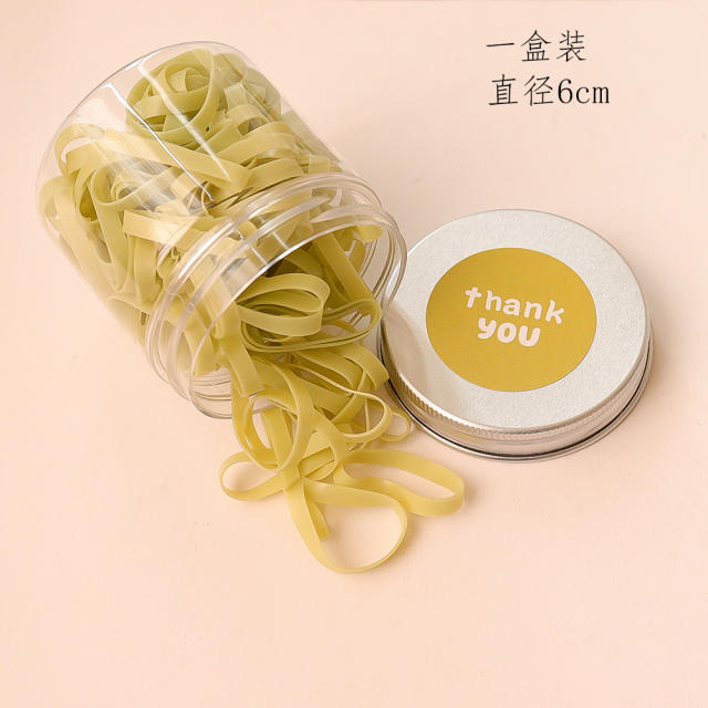 Colorful big elastic hair rubber band set