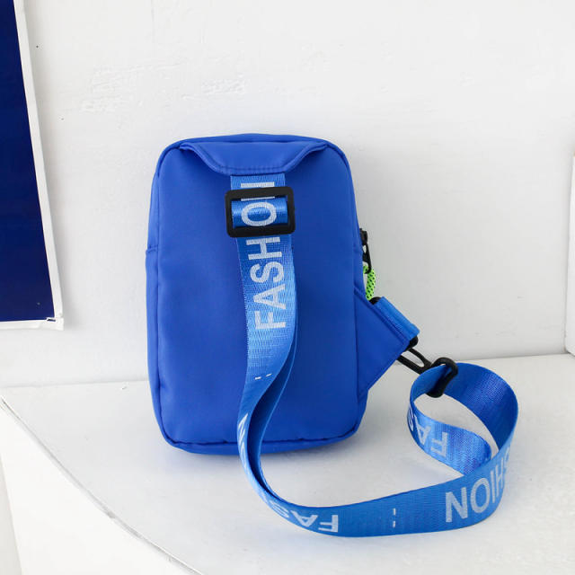Fashionable Up letter sport style sling bag for kids