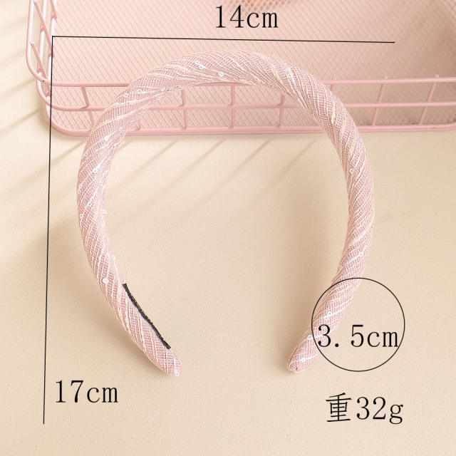 Basic easy match padded headband