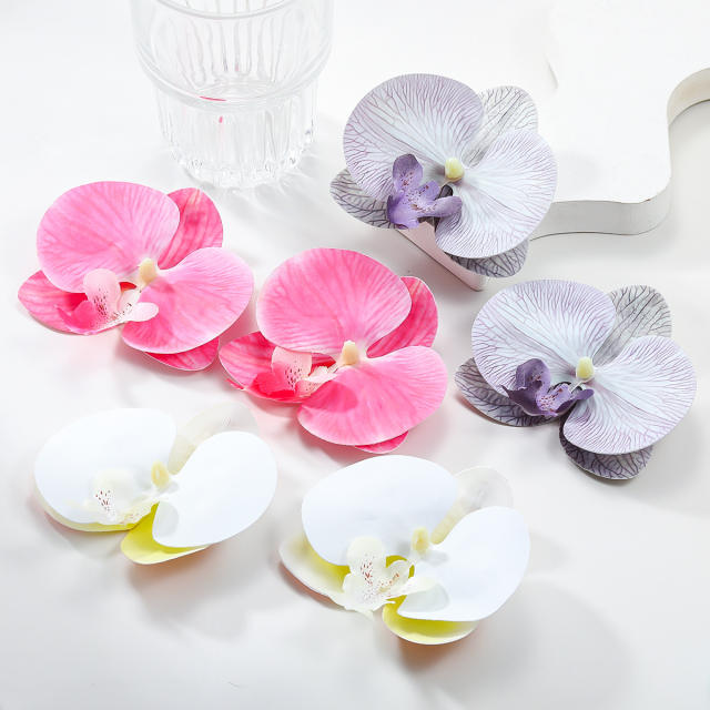 Holiday Phalaenopsis flower summer earrings