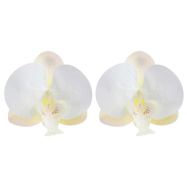 Holiday Phalaenopsis flower summer earrings