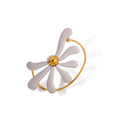 18KG mix color daisy flower stainless steel ear wrap