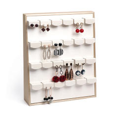 PU leather good quality necklace pendant earrings display stand
