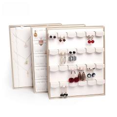 PU leather good quality necklace pendant earrings display stand