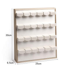 PU leather good quality necklace pendant earrings display stand