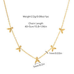 Dainty easy match tiny element easy match basic stainless steel choker necklace