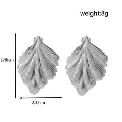 Silver color triangle button design stainless steel studs earrings collection