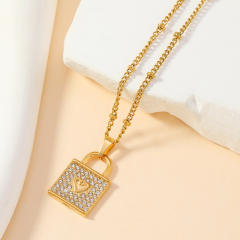 Delicate diamond sun evil eye stainless steel pendant diy accessory charm without chain
