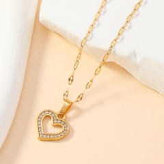 Delicate diamond sun evil eye stainless steel pendant diy accessory charm without chain