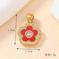 DIY accessory stainless steel star heart charm pendant without chain