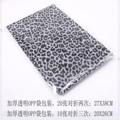 Unique leopard grain leaf design tissue paper gift wrap paper