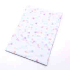 50*35cm 20pcs colorful star polka dot tissue gift wrap paper