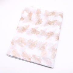 Unique leopard grain leaf design tissue paper gift wrap paper