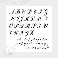 Dainty custom name stainless steel necklace