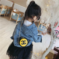 Sweet round shape colorful mini bag for kids adult neat purse