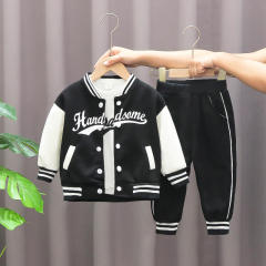 3pcs set spring autumn new design sport jacket pants t-shirt set for boys
