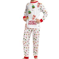 Cartoon funny christmas tree christmas pajamas family outfits